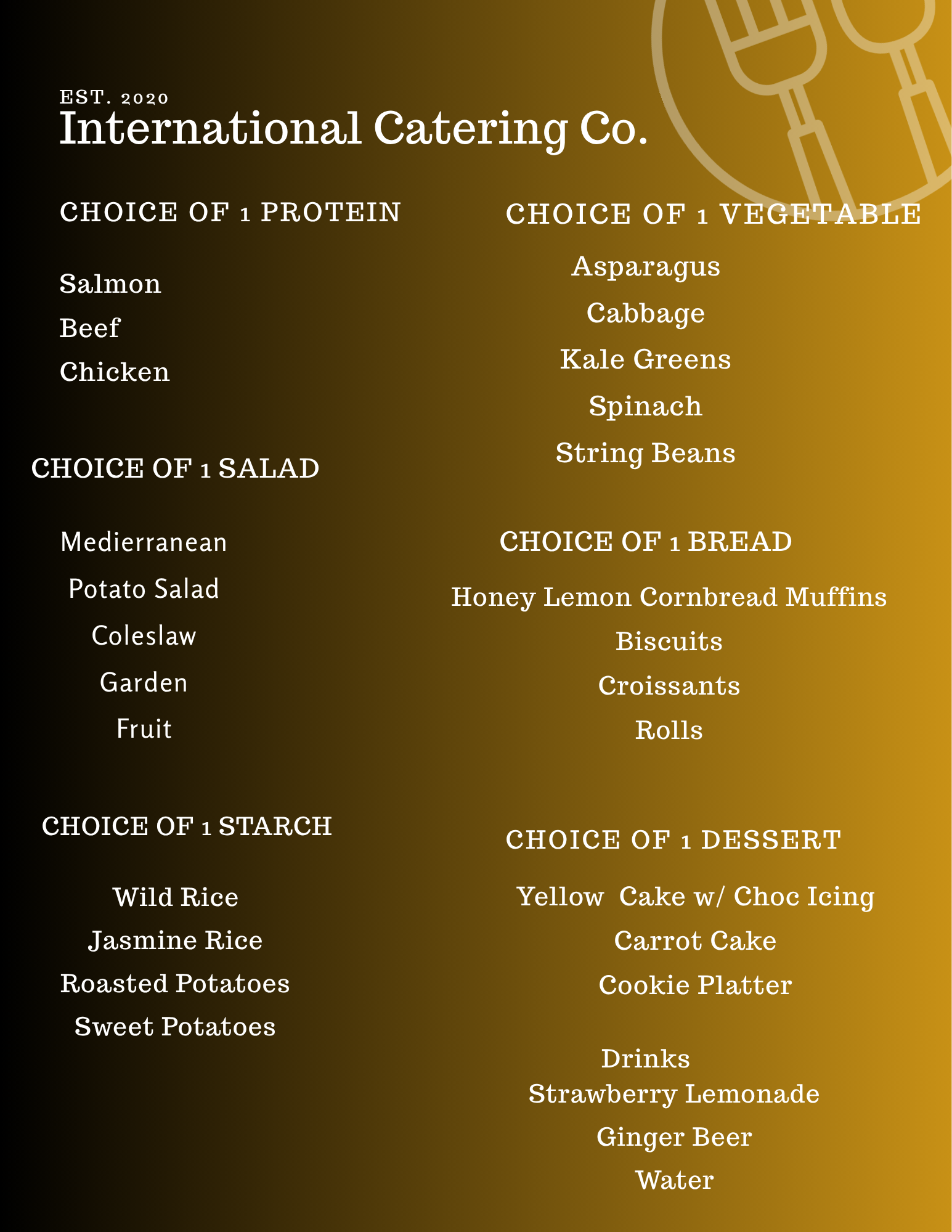 Menu Items